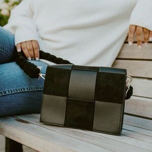 Shiraleah Verona Shoulder Bag Black Excellent Condition